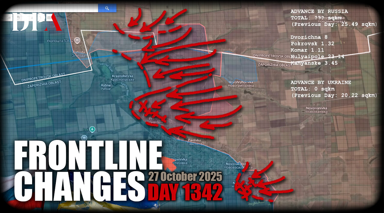 [ Ukraine Frontline Changes ] THE COLLAPSE CONTINUES AT KOMAR!!! Russian push north along river!