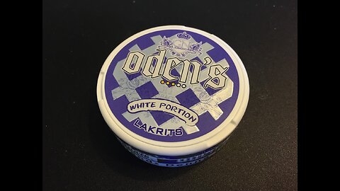 Oden's Lakrits White Portion Snus Review