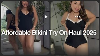 Affordable Bikini Try On Haul 2025 | 4K Best Summer Bikinis & Micro Bikini Haul Amazon