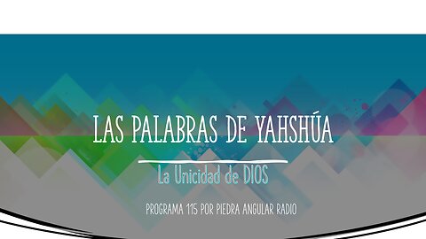 LAS PALABRAS DE YAHSHÚA | (Juan 14:7-10) |