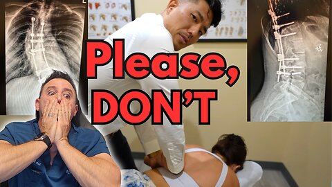 Dr. Roberts Reacts to Chiro Adjusting Patient with Metal Rods