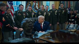 The first 13 warriors receive the Mexican Border Defense Medal for SECURING the southern border