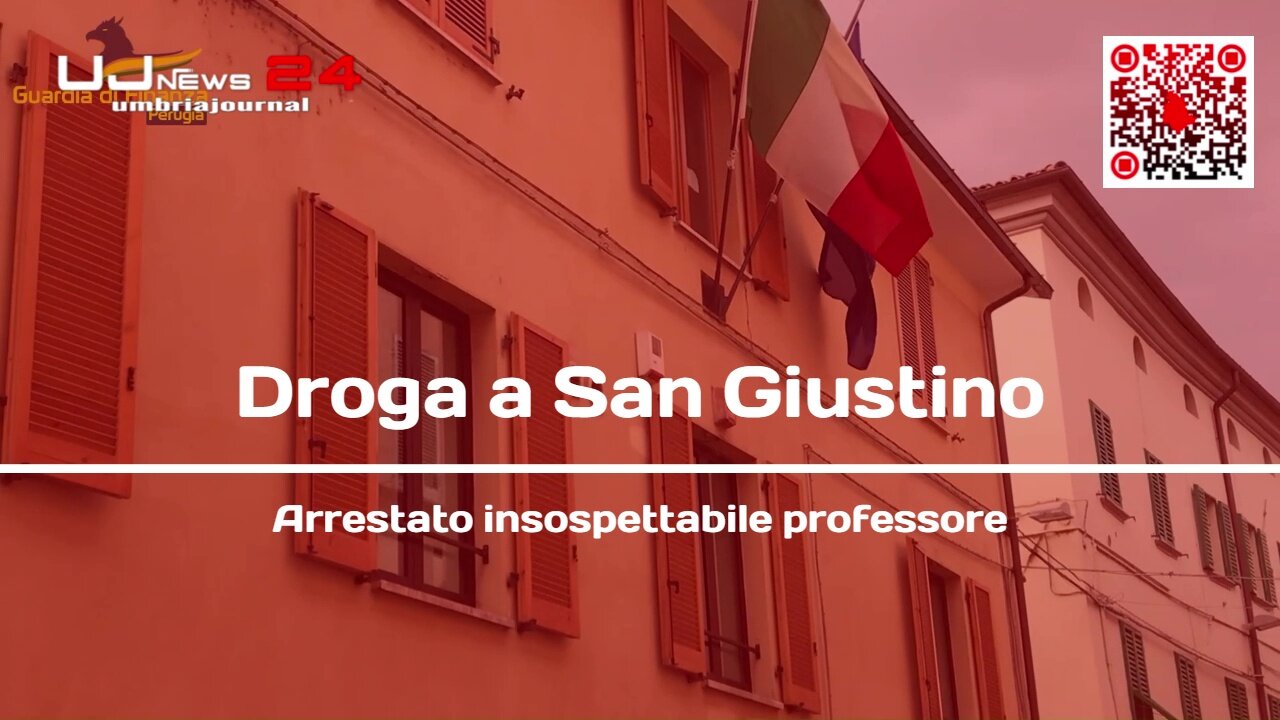 Droga a San Giustino Arrestato insospettabile professore