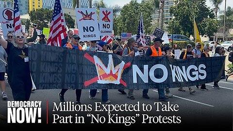 Millions Expected to Take Part in ‘No Kings’ Protests Across US