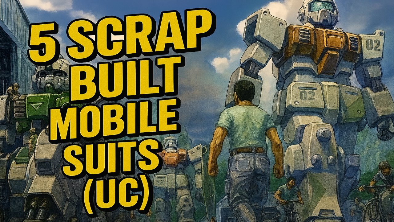 5 Scrap built machines in Gundam(UC)