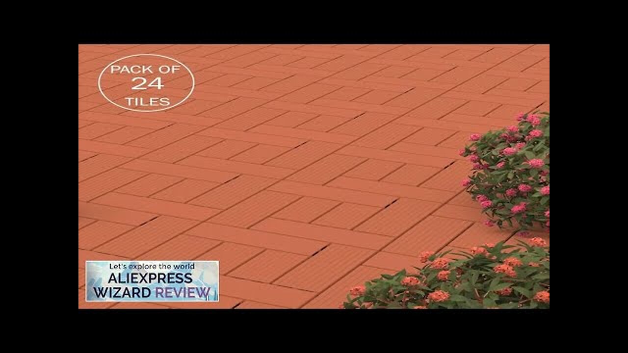 24-Pack Outdoor Deck Tiles Outdoor Garden Floor Terracotta Garage Floor Tile Exterior Review