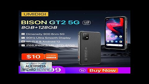 UMIDIGI BISON GT2 5G IP68 Android 12 Rugged Smartphone Dimensity 900 6.5" Review