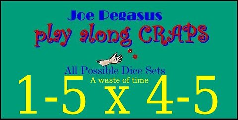 1-5 x 4-5 Dice Set Stinks