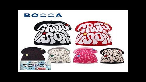 Bocca Letter Print Beanie Knitting Hat Cap For Men Women Winter Autumn Review