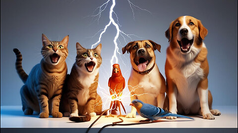 Animals Getting Shocked with Funny Sound Effects!!