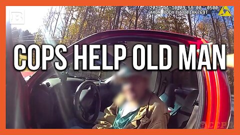 "I'm Broke" Police Officers Help Elderly Man Stranded After He Ran Out of Gas