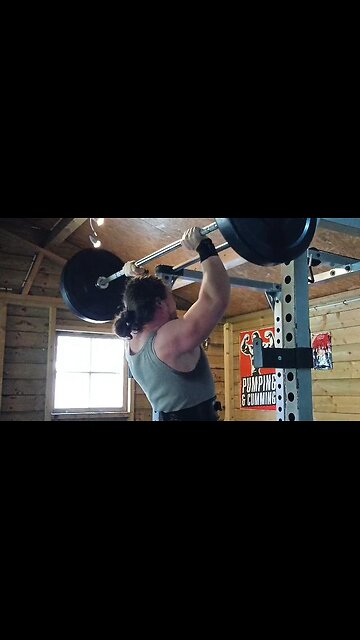 3x10 60 Kg OHP! Last Set.