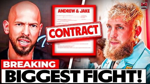 Andrew Tate Just LEAKED BIZARRE Jake Paul Fight Contract Details