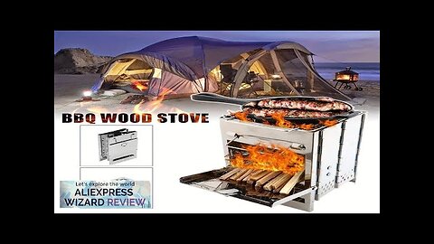 Stainless Steel Wood Burning Camping Stove Portable Stove For Outdoor Adventure Lightweight Review