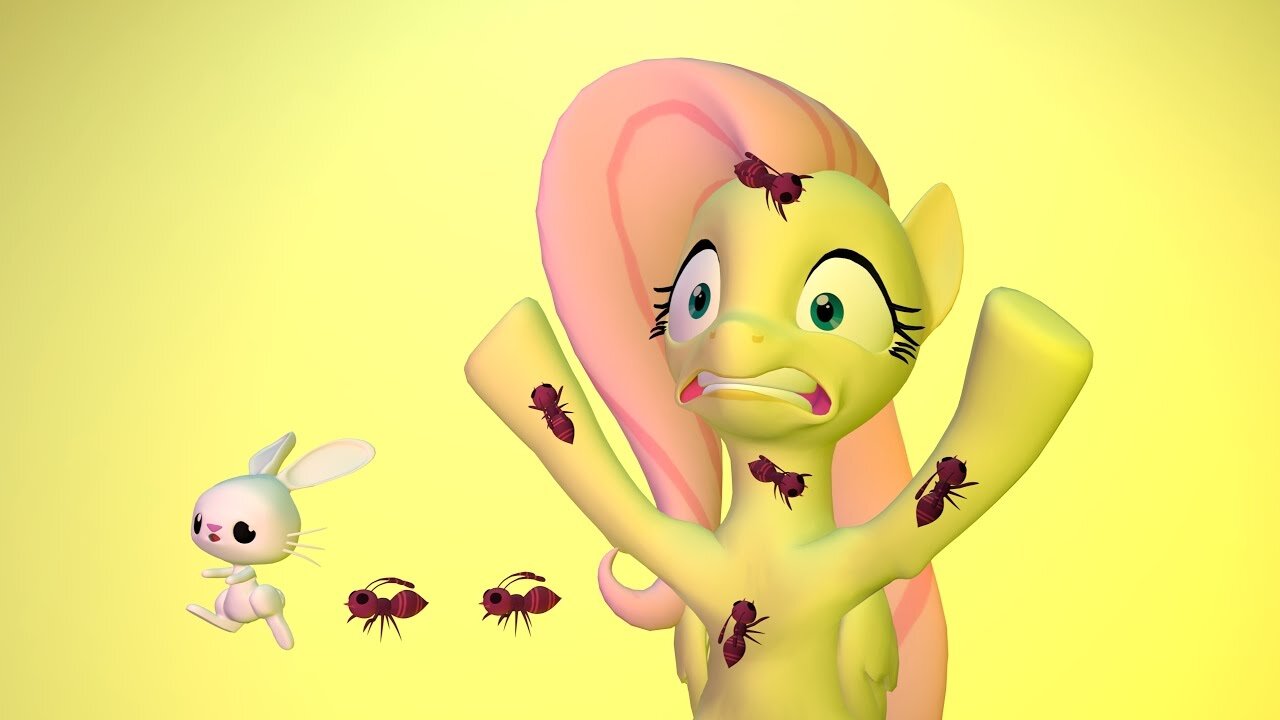 Fluttershy and The Ant Army