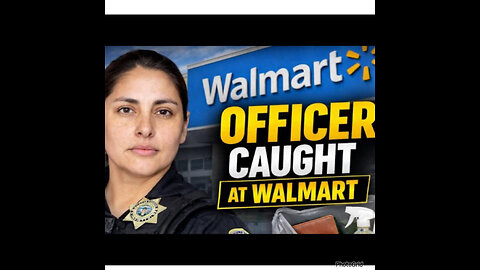 TPAS #92. Police Officer Caught Shoplifting While on Duty at Walmart