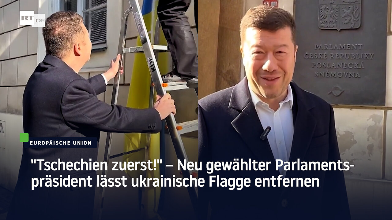 Tschechien zuerst! – Neu gewählter Parlamentspräsident lässt ukrainische Flagge entfernen