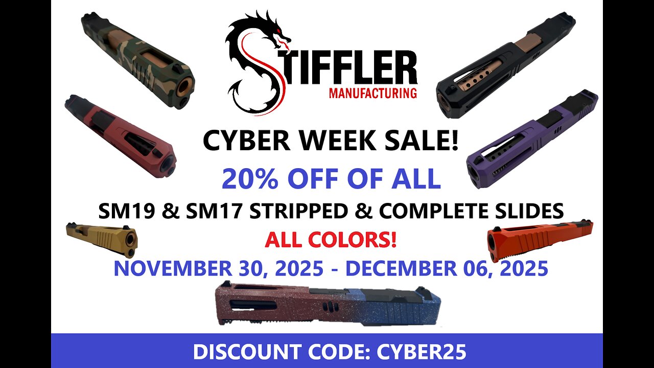 Stiffler Manufacturing Live - Cyber Week