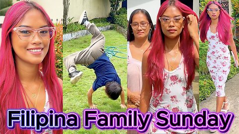 Filipina Family Sunday Province Church, Lunch & Park! OFF GRID ISLAND FAMILY PHILIPPINES LIVING