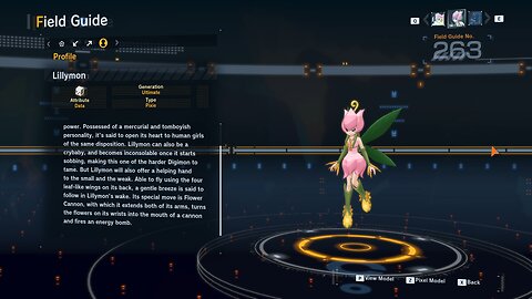 lillymon all digivolution/de-digivolution/profile Digimon Story Time Stranger