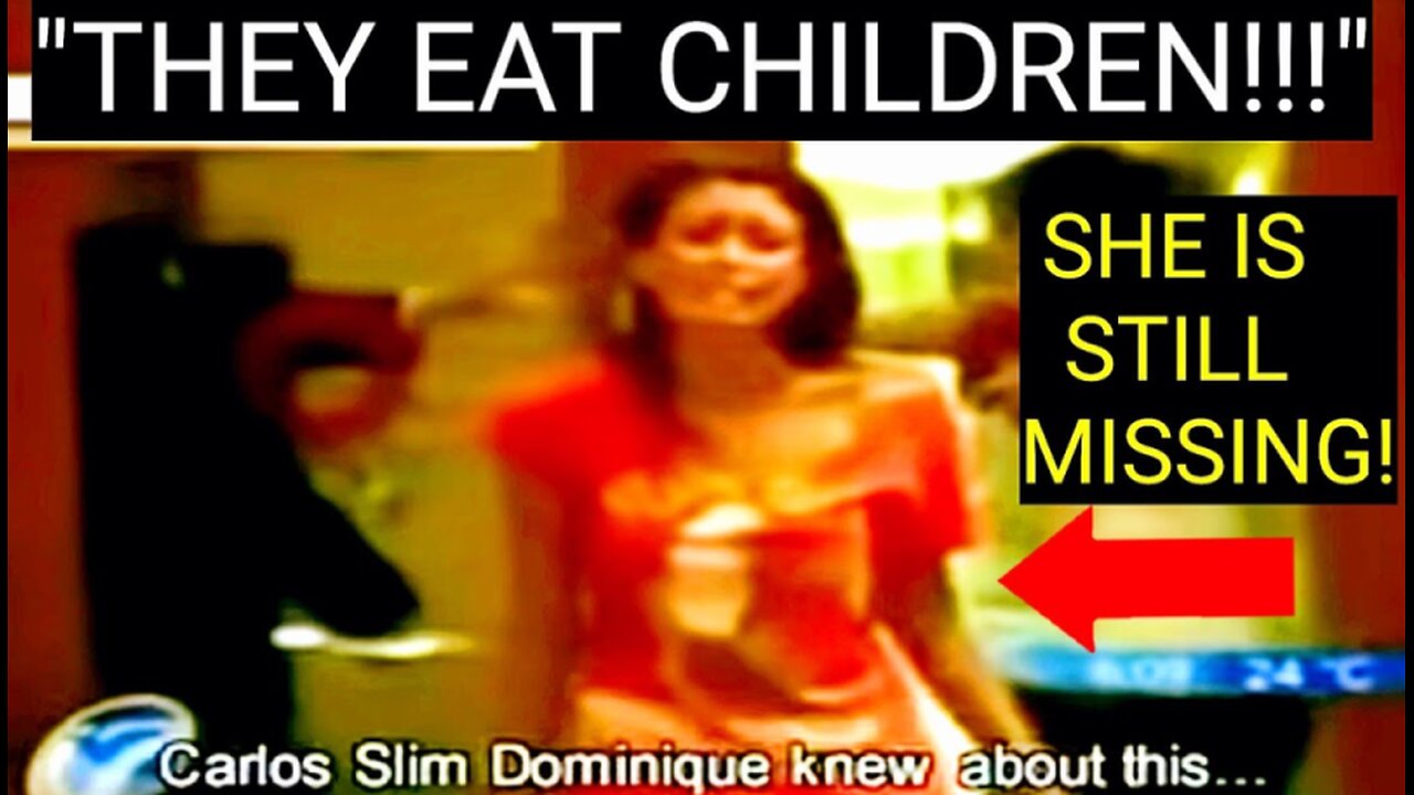 (2009) Mexican Supermodel Gabriela Rico Jiménez last seen here very distraught about some horrific Human Elite Cannibalism she allegedly witnessed.