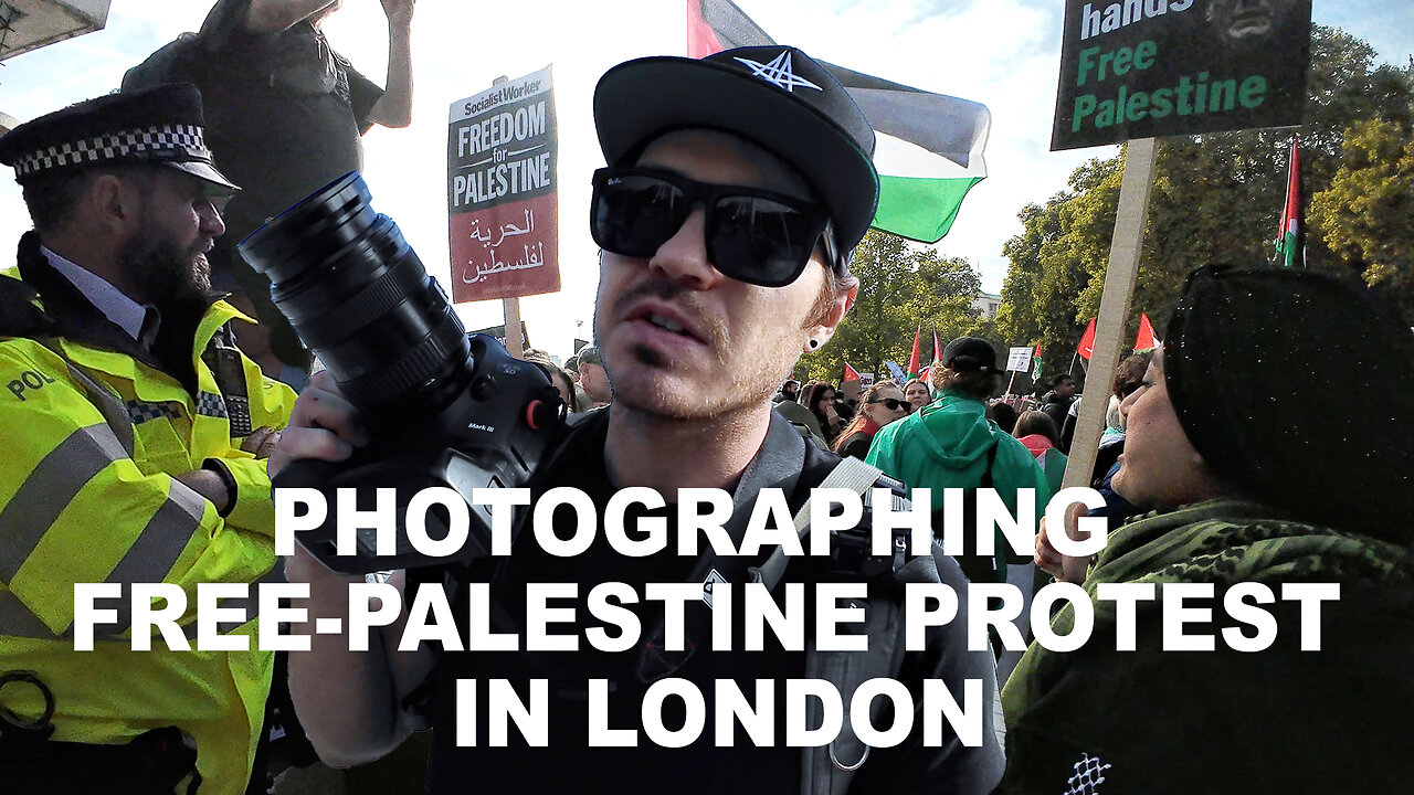 Follow Me Documenting the Free Palestine March in London