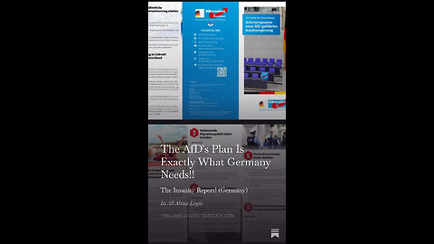 The AfD's Plan Is Exactly What Germany Needs!!