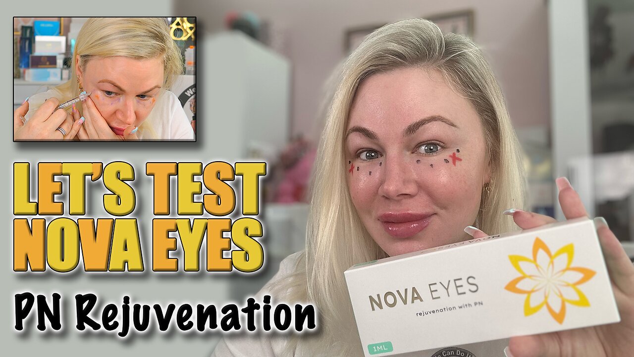 Let's Test NOVA Eyes, Polynucleotides Rejuvination! Glamcosm.com and code Jessica10 Saves you money