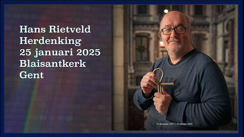 Hans Rietveld herdenking - 23 januari 2025 - Blaisantkerk