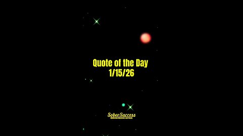 Daily Quote 📝 | 1/15/26 #MotivationalQuote #Sobriety #MorningQuote #SoberCoach #Quotes