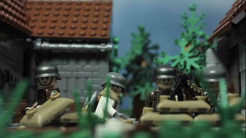 Lego Stop Motion Battle: British vs Germans WW2
