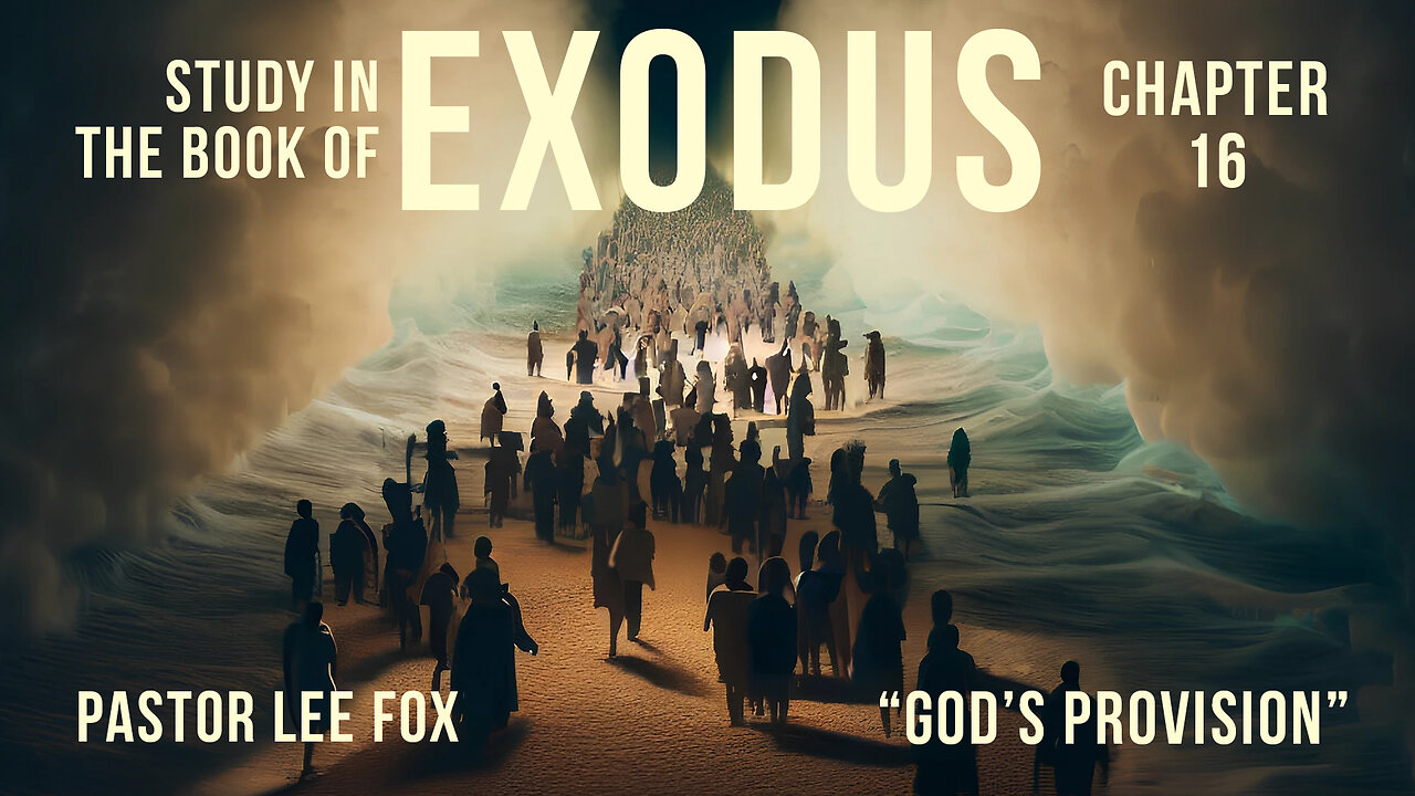 Exodus 16 - "God's Provision" - Pastor Lee Fox