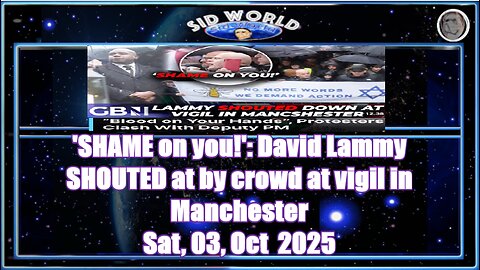 “Shame on You”, David Lammy Heckled During Speech in Manchester DRM News AC1N