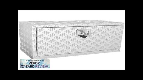 VEVOR Underbody Truck Box 30"×14"×16" Pickup Storage Box Heavy Duty Aluminum Diamond Review