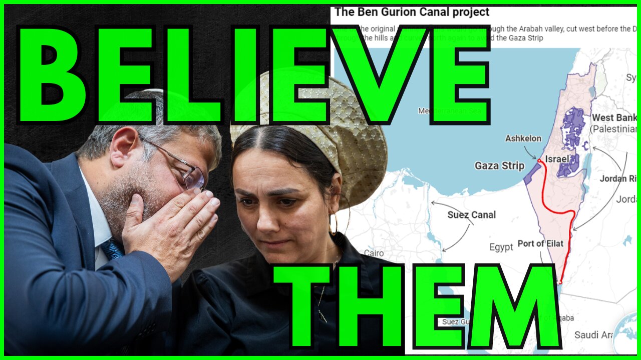 Listen to the Israeli Politicians - Alternative to Trump's Plan - Ben Gurion Canal | @GetIndieNews