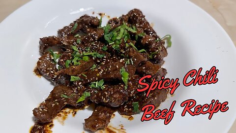 Spicy Chili Beef Recipe 🌶️🔥 | Quick & Flavorful Dinner Idea!