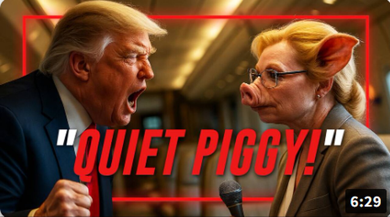 VIDEO: "Quiet Piggy!" Trump Shushes Obnoxious Reporter On Air Force One After Answering Epstein Question