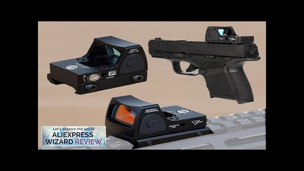 Tactical Metal Trijicon RMR Red Dot Sight Adjustable Collimator Pistol ...