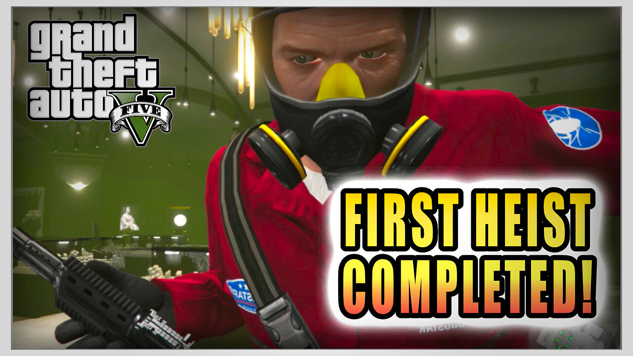 First Heist in GTA 5: The Jewel Store Job - Completed!