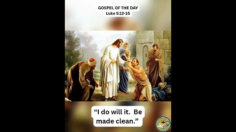GOSPEL OF THE DAY (01/09/2026) Luke 5:12-16 #faith #gospel #epiphany2026