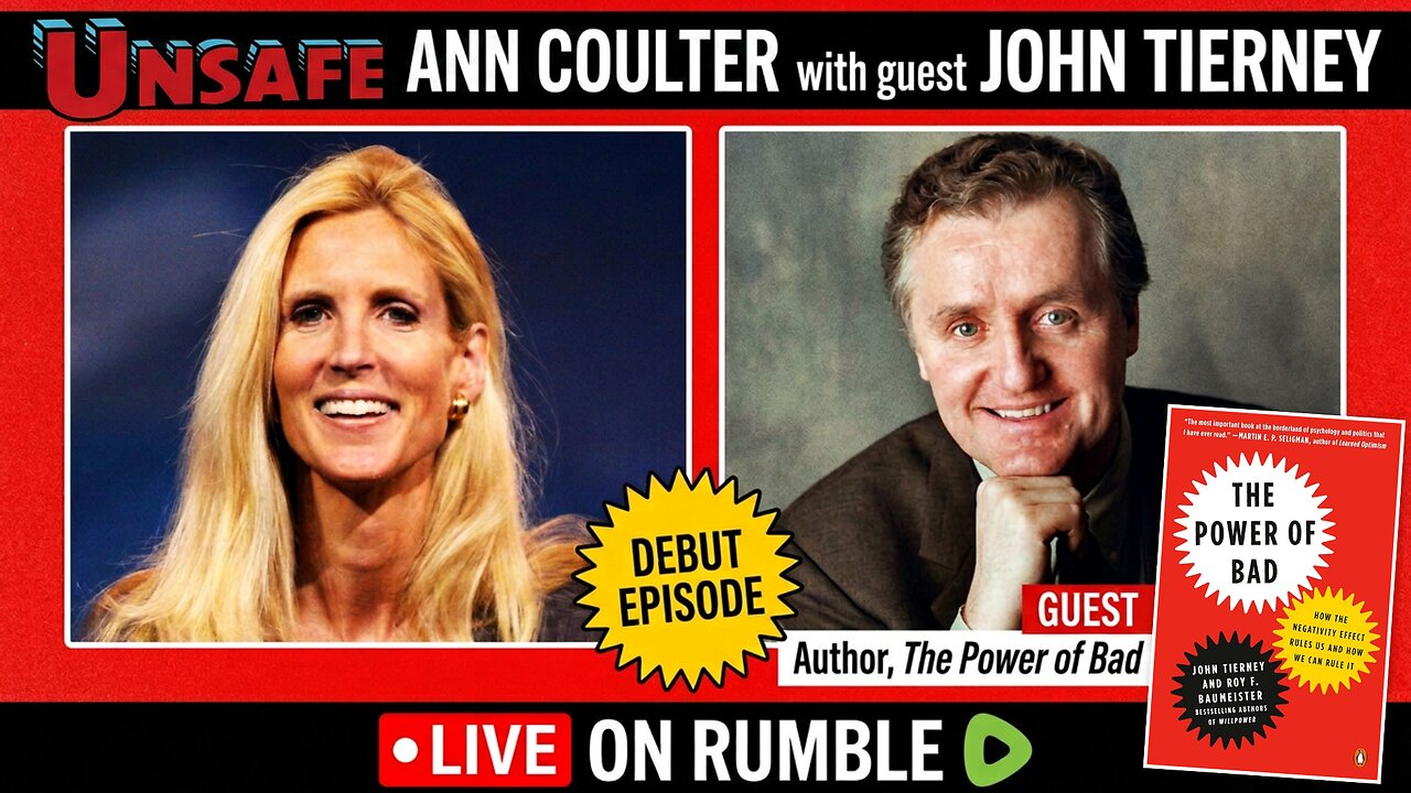 UNSAFE with Guest John Tierney: TRUMP ASSASSINATION ATTEMPTS, IRAN & THE POWER OF BAD