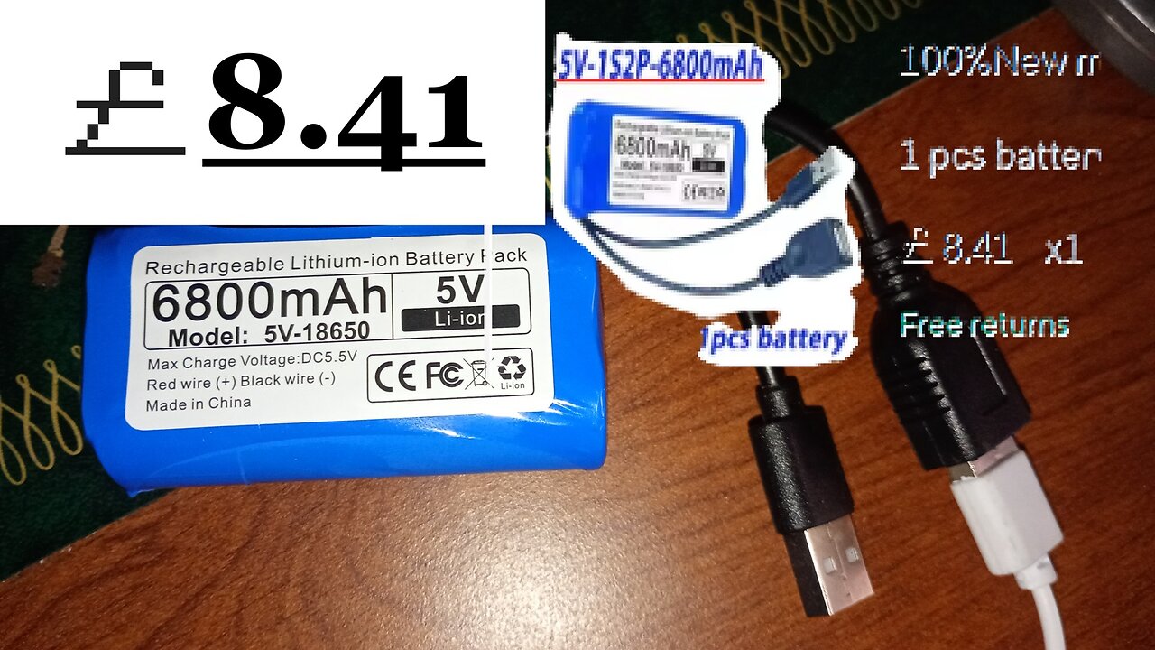 5v, #rechargeable, #battery , #usb ,will be using it in my laser