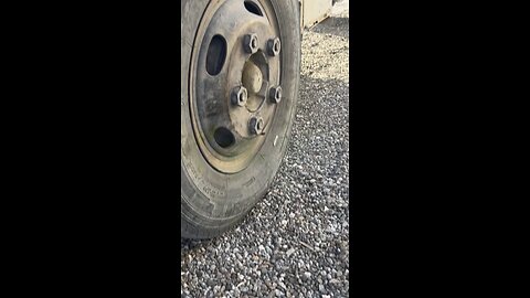 Water truck repair tire punch