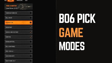 BO6 Multiplayer Select Game Modes: How to Pick Your Options!