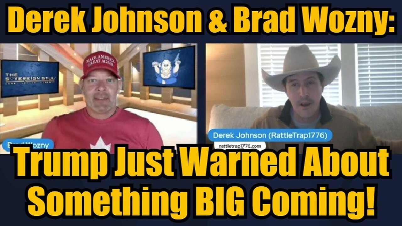 Derek Johnson & Brad Wozny 3.12.25: Trump Just Warned About Something BIG Coming!