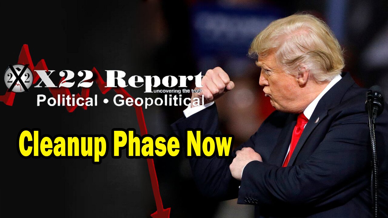 X22 Dave Report - Cleanup Phase Now, Accountability Phase Next, Trump Installing Safeguards For The Future
