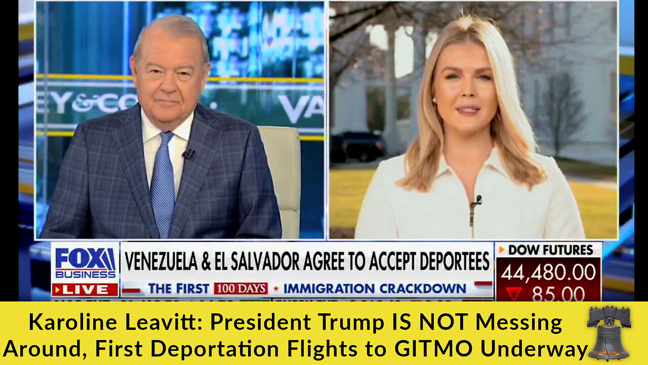 Karoline Leavitt: President Trump IS NOT Messing Around, First Deportation Flights to GITMO Underway