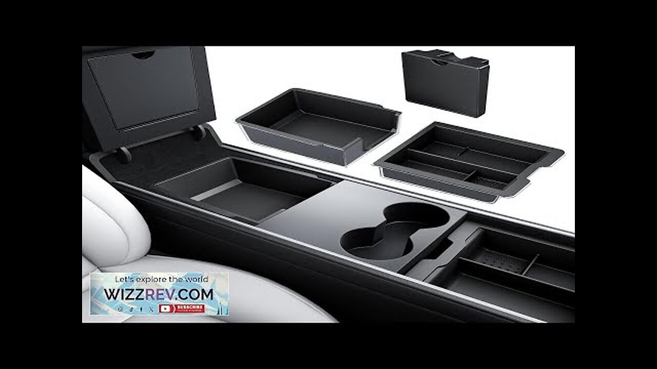 Bumpy Tray REEVAA 2024 Newest Tesla Model Y Center Console Organizer Tray ...