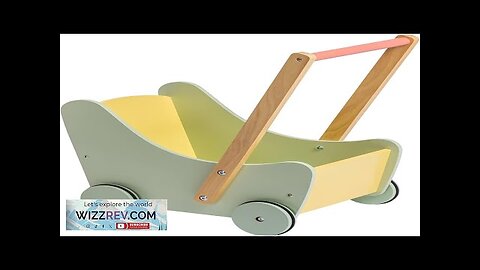 JC Toys Parfait Collection Deluxe Wooden Push Cart Stroller| for Dolls Review