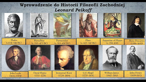 Leonard Peikoff: Wprowadzenie do Historii Filozofii Zachodniej (część 1 z 50)